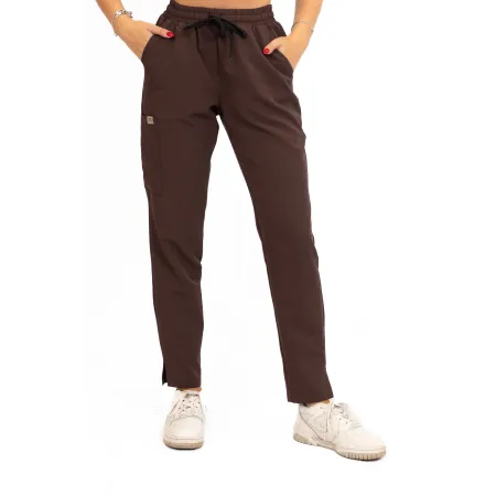 Spodnie medyczne MEDI TEDDY - NAVARETTE DARK CACAO